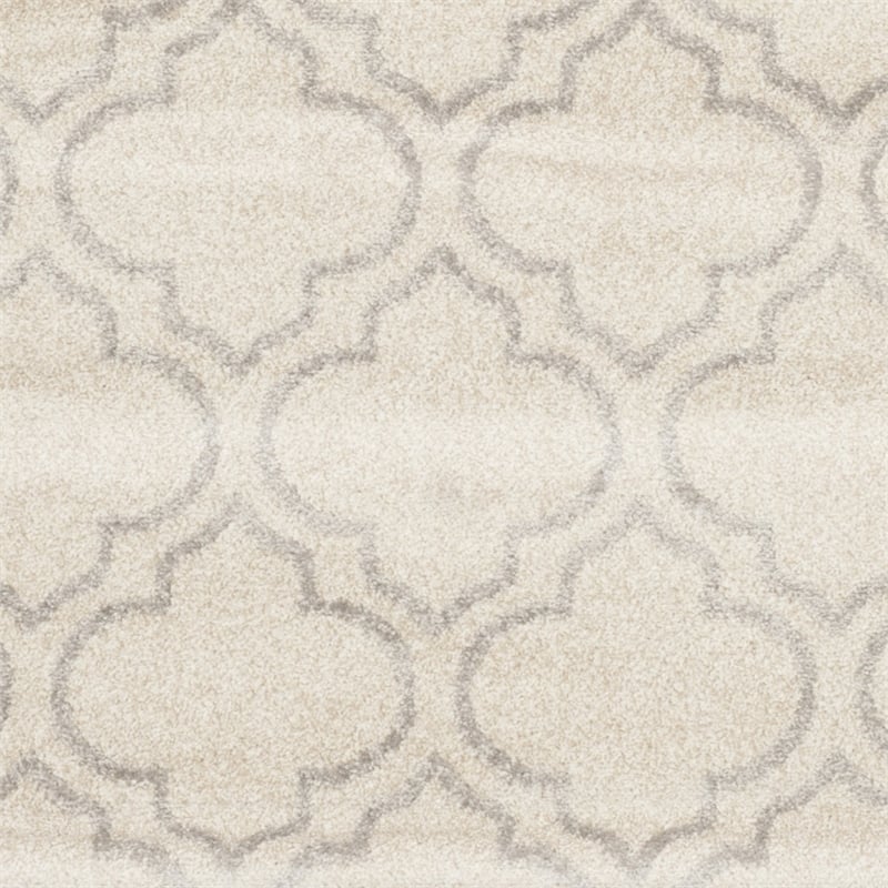 Pemberly Row Polypropylene Ivory Indoor Outdoor Rug - 4' x 6'