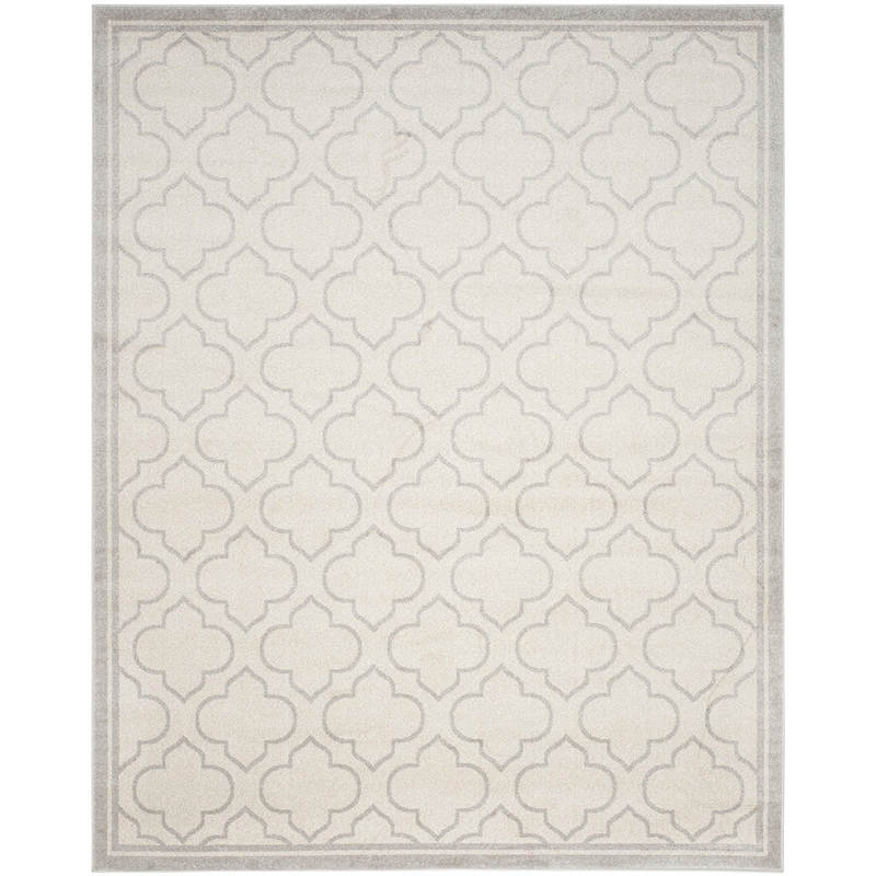 Pemberly Row Polypropylene Ivory Indoor Outdoor Rug - 8' x 10'