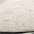 Pemberly Row Polypropylene Ivory Indoor Outdoor Rug - Round 7'