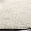 Pemberly Row Polypropylene Ivory Indoor Outdoor Rug - Round 7'