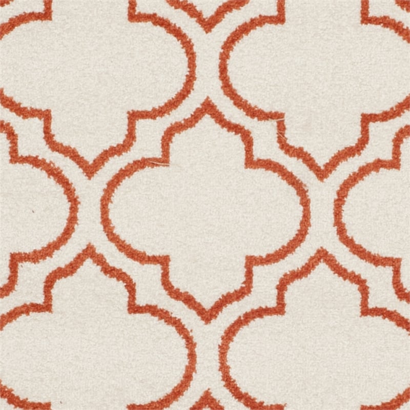 Pemberly Row Polypropylene Ivory Indoor Outdoor Rug - 4' x 6'