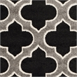 Pemberly Row Polypropylene Anthracite Indoor Outdoor Rug - 8' x 10'