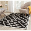 Pemberly Row Polypropylene Anthracite Indoor Outdoor Rug - 9' x 12'