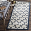 Pemberly Row Polypropylene Ivory Indoor Outdoor Rug - Runner 2'3