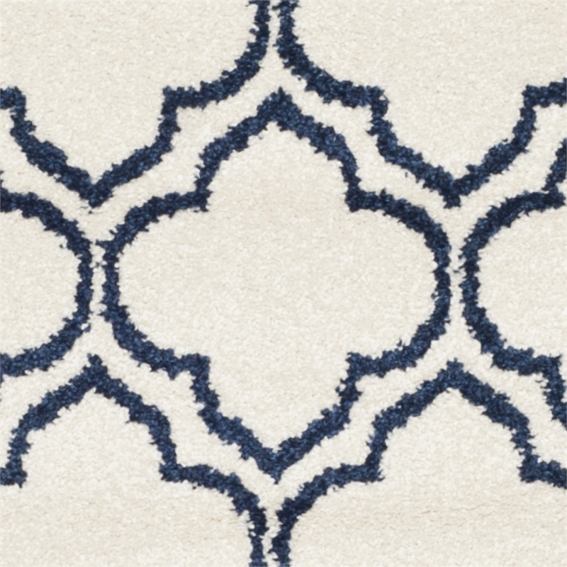 Pemberly Row Polypropylene Ivory Indoor Outdoor Rug - Runner 2'3