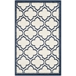Pemberly Row Polypropylene Ivory Indoor Outdoor Rug - Runner 2'6