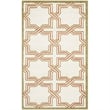 Pemberly Row Polypropylene Ivory Indoor Outdoor Rug - 3' x 5'