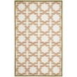 Pemberly Row Polypropylene Ivory Indoor Outdoor Rug - 4' x 6'