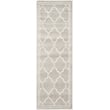 Pemberly Row Polypropylene Light Grey Indoor Outdoor Rug - 2'3