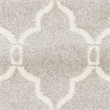 Pemberly Row Polypropylene Light Grey Indoor Outdoor Rug - Runner 2'3
