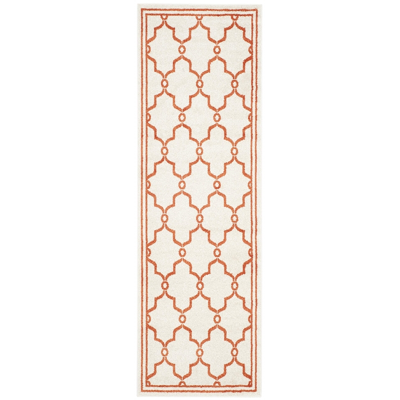 Pemberly Row Polypropylene Beige Indoor Outdoor Rug - 2'3