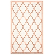 Pemberly Row Polypropylene Beige Indoor Outdoor Rug - 4' x 6'