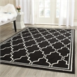 Pemberly Row Polypropylene Anthracite Indoor Outdoor Rug - 4' x 6'