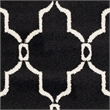 Pemberly Row Polypropylene Anthracite Indoor Outdoor Rug - 4' x 6'