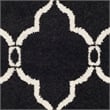 Pemberly Row Polypropylene Anthracite Indoor Outdoor Rug - Runner 2'3