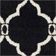 Pemberly Row Polypropylene Anthracite Indoor Outdoor Rug - Runner 2'6