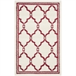 Pemberly Row Polypropylene Ivory Indoor Outdoor Rug - Runner 2'6