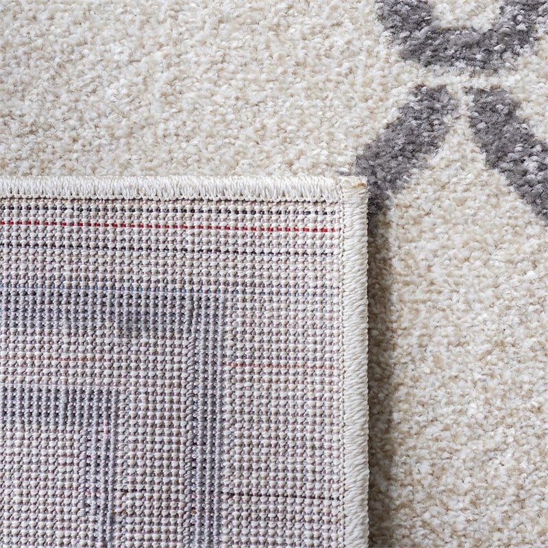 Pemberly Row Polypropylene Ivory Indoor Outdoor Rug - 3' x 5'