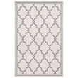 Pemberly Row Polypropylene Ivory Indoor Outdoor Rug - 4' x 6'