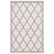 Pemberly Row Polypropylene Ivory Indoor Outdoor Rug - 5' x 8'