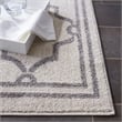 Pemberly Row Polypropylene Ivory Indoor Outdoor Rug - 5' x 8'
