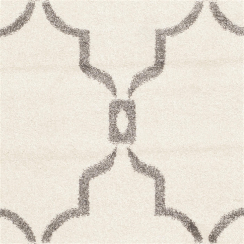 Pemberly Row Polypropylene Ivory Indoor Outdoor Rug - 9' x 12'