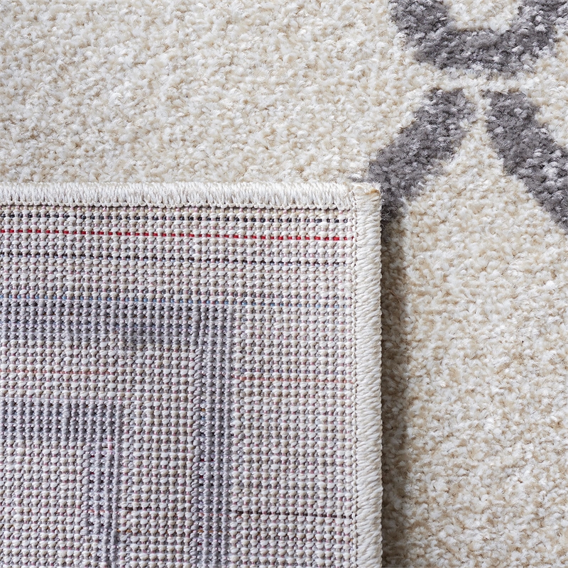 Pemberly Row Polypropylene Ivory Indoor Outdoor Rug - Runner 2'6