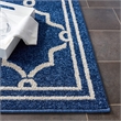 Pemberly Row Polypropylene Navy Indoor Outdoor Rug - 8' x 10'