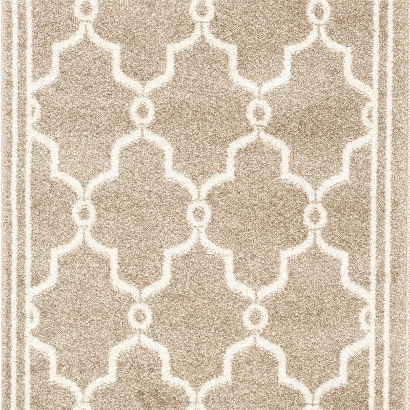 Pemberly Row Polypropylene Wheat Indoor Outdoor Rug - 2'3