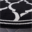 Pemberly Row Polypropylene Anthracite Indoor Outdoor Rug - 4' x 6'