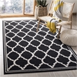 Pemberly Row Polypropylene Anthracite Indoor Outdoor Rug - 5' x 8'