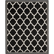 Pemberly Row Polypropylene Anthracite Indoor Outdoor Rug - 8' x 10'