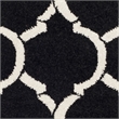 Pemberly Row Polypropylene Anthracite Indoor Outdoor Rug - Runner 2'3