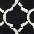 Pemberly Row Polypropylene Anthracite Indoor Outdoor Rug - Runner 2'6