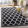 Pemberly Row Polypropylene Anthracite Indoor Outdoor Rug - Square 7'