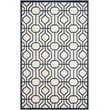 Pemberly Row Polypropylene Ivory Indoor Outdoor Rug - 4' x 6'