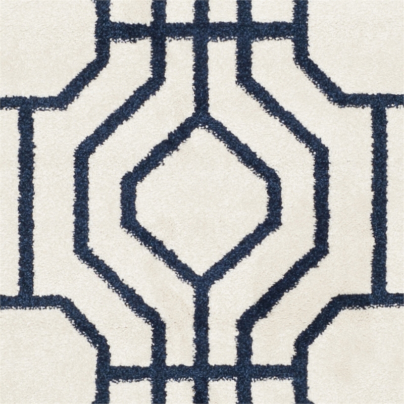 Pemberly Row Polypropylene Ivory Indoor Outdoor Rug - 8' x 10'