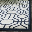 Pemberly Row Polypropylene Ivory Indoor Outdoor Rug - 9' x 12'