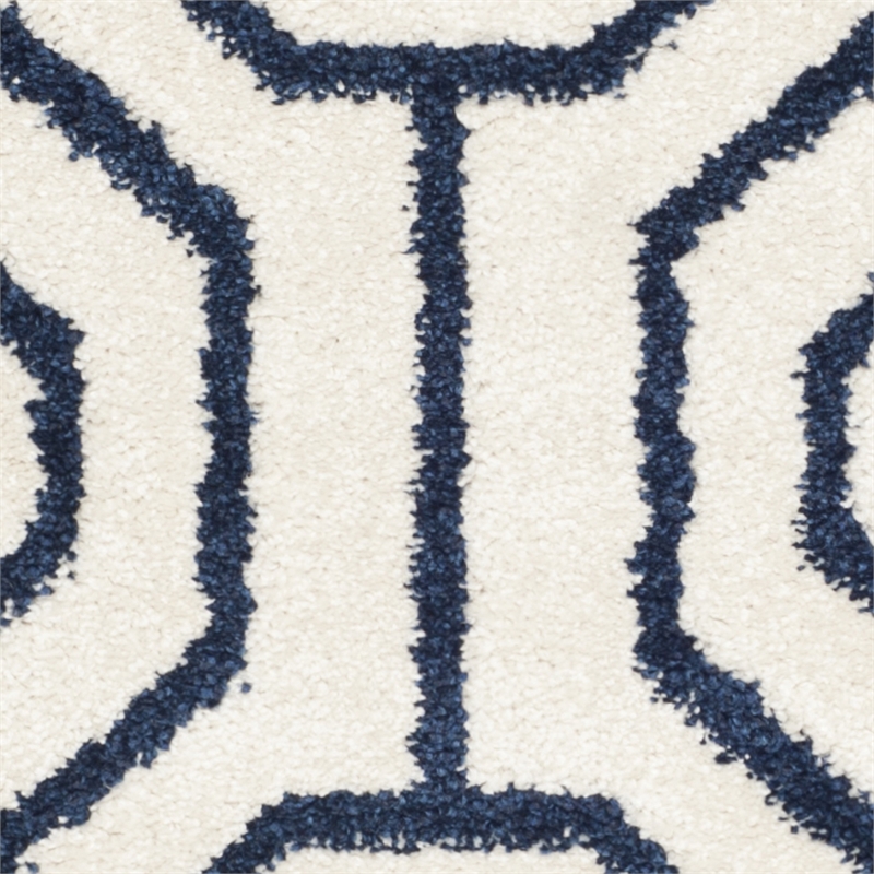 Pemberly Row Polypropylene Ivory Indoor Outdoor Rug - Runner 2'6