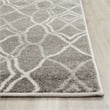 Pemberly Row Polypropylene Grey Indoor Outdoor Rug - 5' x 8'