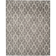 Pemberly Row Polypropylene Grey Indoor Outdoor Rug - 8' x 10'