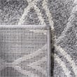 Pemberly Row Polypropylene Grey Indoor Outdoor Rug - 9' x 12'