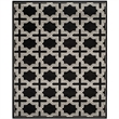 Pemberly Row Polypropylene Anthracite Indoor Outdoor Rug - 8' x 10'