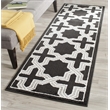 Pemberly Row Polypropylene Anthracite Indoor Outdoor Rug - Runner 2'3