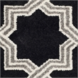Pemberly Row Polypropylene Anthracite Indoor Outdoor Rug - Runner 2'3