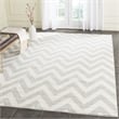 Pemberly Row Polypropylene Light Grey Indoor Outdoor Rug - 9' x 12'