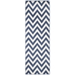 Pemberly Row Polypropylene Navy Indoor Outdoor Rug - 2'3