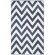 Pemberly Row Polypropylene Navy Indoor Outdoor Rug - 3' x 5'
