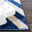 Pemberly Row Polypropylene Navy Indoor Outdoor Rug - 9' x 12'