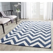 Pemberly Row Polypropylene Navy Indoor Outdoor Rug - 10' x 14'